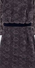 Boden Luxurious Lace Dress, Blue 34322354