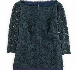 Luxurious Lace Top, Party Green/Navy,Blue,Black