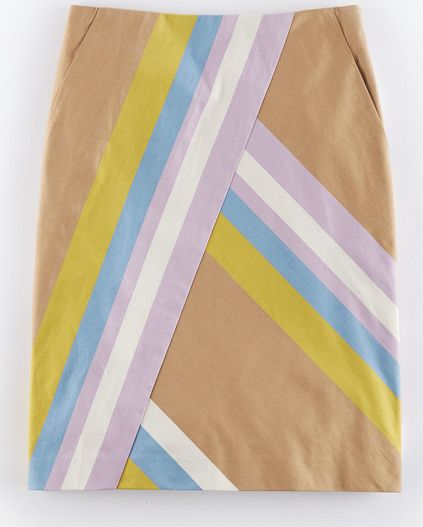 Boden Maya Skirt Acorn Stripe Boden, Acorn Stripe