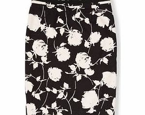 Boden Modern Pencil, Black Peony,Leafy