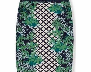 Boden Modern Pencil, Denim,Tutti Frutti Trellis,Blue
