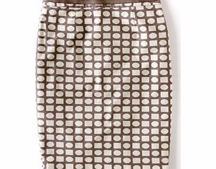 Boden Modern Pencil, Vole Geo,Denim,Yellow Petal
