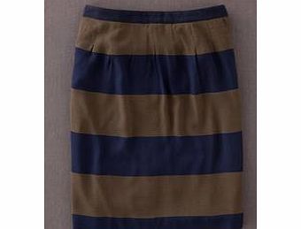 Boden Monmouth Skirt, Khaki Bold Stripe 33700279