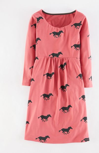 Boden, 1669[^]35020759 Must Have Tunic Rose Bloom Horses Boden, Rose