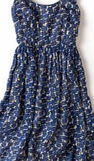 Boden Nancy Dress, Navy Etched Spot 34139345