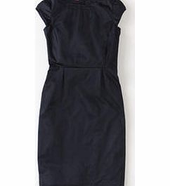 Boden Olivia Dress, Black,Navy Silhouette Vine,Bright