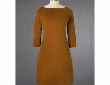 Boden Ottoman Shift Dress, Burnt Gold,Cadmium Red