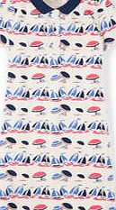 Boden Petunia Polo Dress, Blue Parasols 34652099