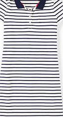 Boden Petunia Polo Dress, Ivory/Navy 34652255