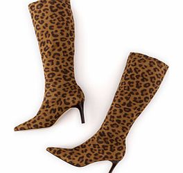 Boden Pointed Stretch Boot, Tan Leopard 34218859