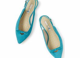 Boden Polly Point, Gold Metallic,Blue,Capri Blue