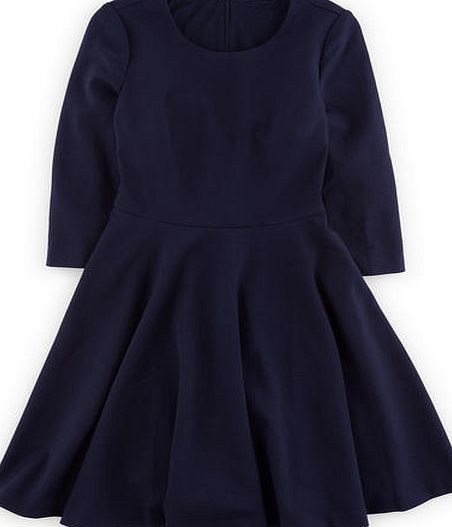Boden Ponte Skater Dress, Blue 34444935
