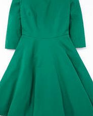 Boden Ponte Skater Dress, Green 34434613