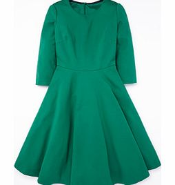 Boden Ponte Skater Dress, Green,Black,Blue 34434563