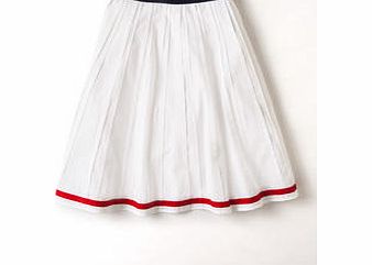 Boden Portofino Skirt, White,Light blue 34084350