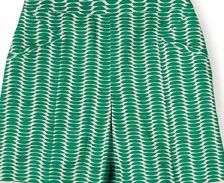 Boden Pretty Pleat Skirt, Green 34688408