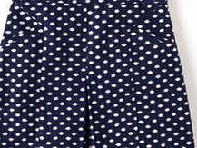 Boden Pretty Pleat Skirt, Navy Star Spot 33990771