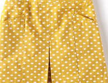 Boden Pretty Pleat Skirt, Sunflower Star Spot 33991100