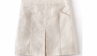 Boden Pretty Pleat Skirt, White 33990920