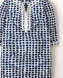 Boden Printed Beach Throw On, Blue Shadow Spot 34071217