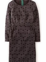 Boden Printed Ponte Dress, Black 34397463