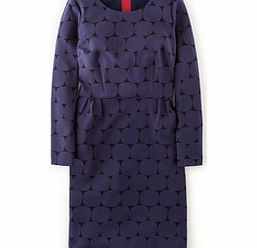 Boden Printed Ponte Dress, Blue 34397182