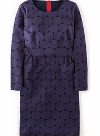 Boden Printed Ponte Dress, Blue 34397224
