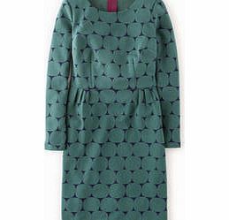Boden Printed Ponte Dress, Evergreen Geo Spot 34397612