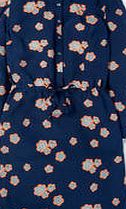 Boden Printed Shirt Dress, Navy Daisy 34677096