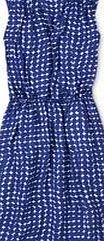 Boden Relaxed Summer Dress, Navy Bobble Spot 34872358
