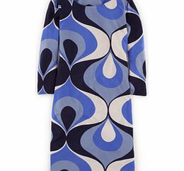Boden Retro Tunic Dress, Blues Geo 34392951