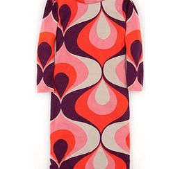 Boden Retro Tunic Dress, Reds Geo 34393348