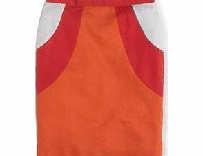 Boden Rose Bow Skirt, Ladybird/Peach/Ivory,Navy/China