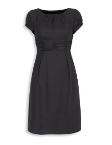 Rouched Waist Shift Dress