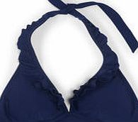 Boden Ruffle Bikini Top, Sailor Blue 34566422