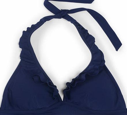 Boden Ruffle Bikini Top, Sailor Blue 34566448