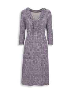 Boden Ruffle Front Jersey Dress