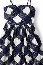 Boden Sandra Sundress, Navy Painted Check 34796839