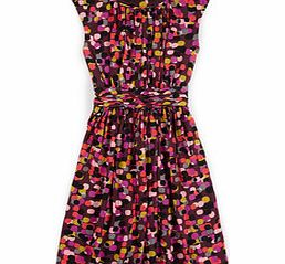 Boden Selina Dress, Coffee Bean Confetti,Gold,Blue