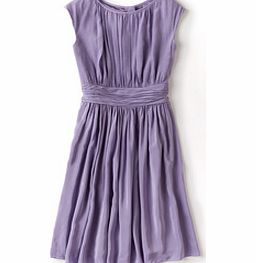 Boden Selina Dress, Green Party Floral,Mauve,Carnation