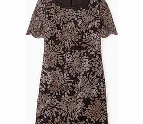 Boden Sequin Shimmer Tunic Dress, Navy/Beige 34321901