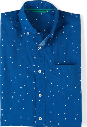 Boden, 1669[^]34493270 Short Sleeve Laundered Shirt Blue Boden, Blue