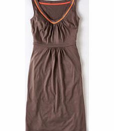Boden Sienna Dress, Driftwood,Yellow,Grey,Deep Sky
