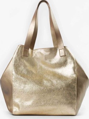 Boden, 1669[^]35032390 Slouchy Tote Soft Gold Metallic Boden, Soft Gold