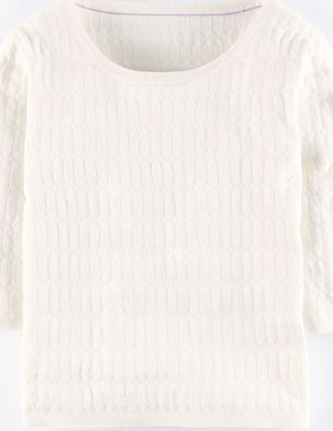 Boden, 1669[^]35061639 Sophia Knitted Top Ivory Boden, Ivory 35061639