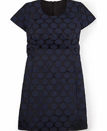 Spot Jacquard Dress, Blue 34301168
