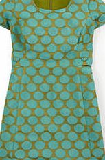 Boden Spot Jacquard Dress, Blue 34301440