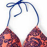 String Bikini Top, Sunset Red Mono Floral 34726380