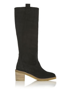 Suede Pull-on Boots