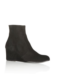 Boden Suede Wedge Ankle Boots